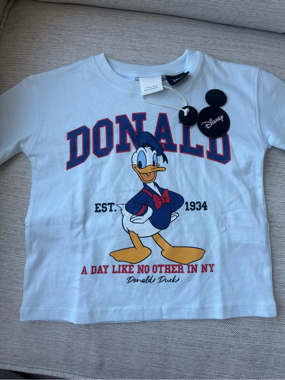 ZARA Kids Donald Duck Graphic Tee